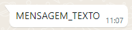 Mensagem de Texto
