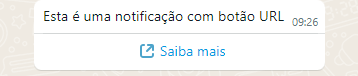 Notificação de botão com URL